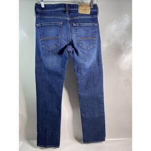 Hollister Loose Slim Straight Jeans Men’s 28x30 Blue Denim 5 Pocket Cotton